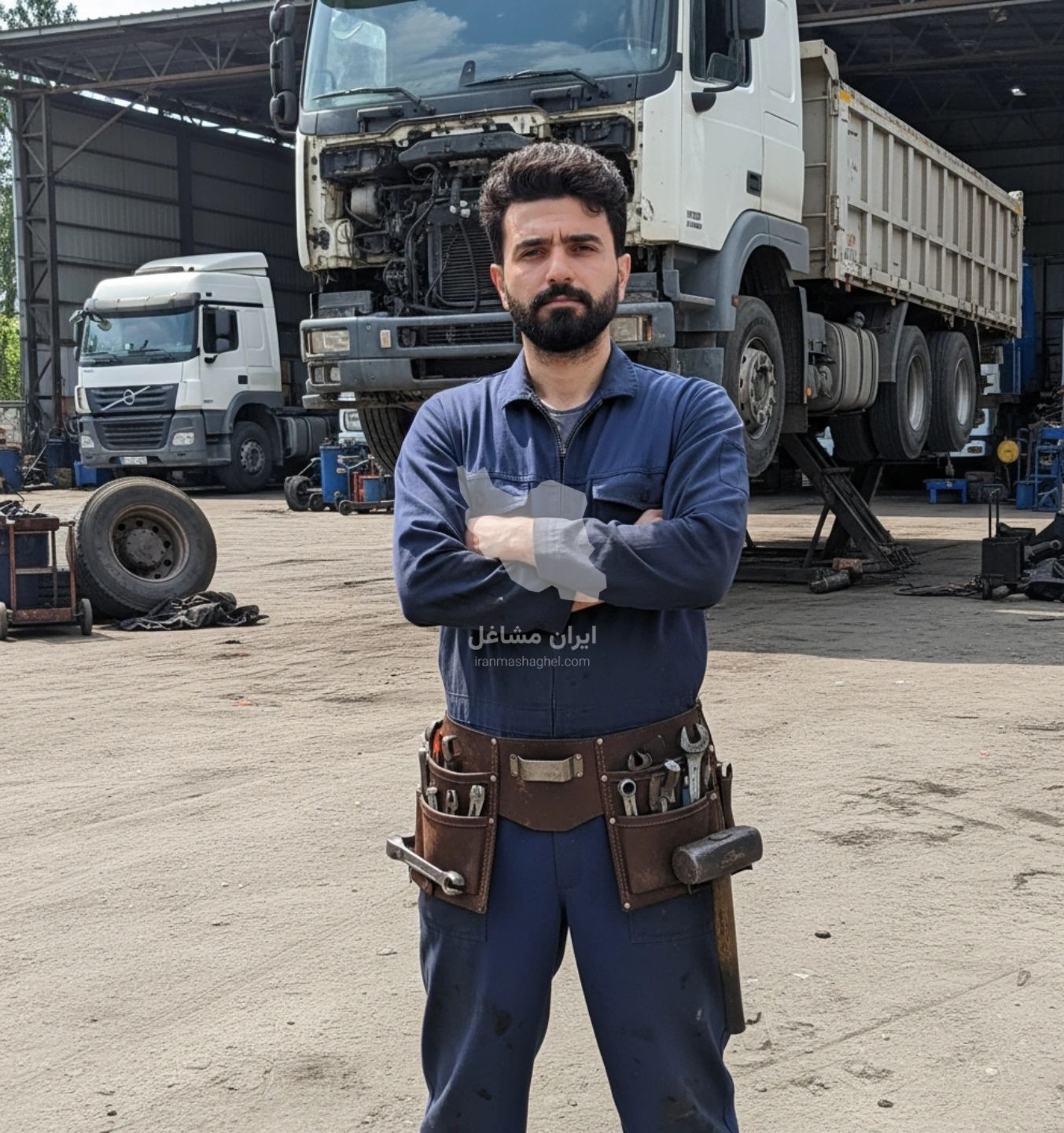 تعمیرگاه ماشین سنگین دیزل کاران در شاهرود
