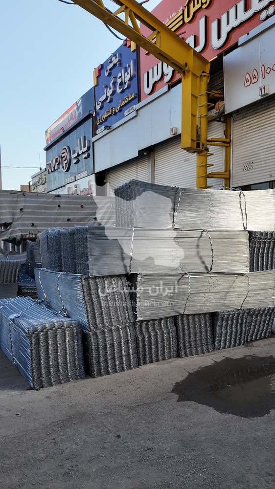 کارخانه تولید رابیتس گالوانیزه استاندارد با ورق درجه یک رابیتس لوتوس در کرج