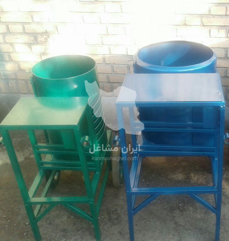 ساخت و فروش دستگاه پوست سبز کن گردو و بادام چهاردو ماشین در ابهر