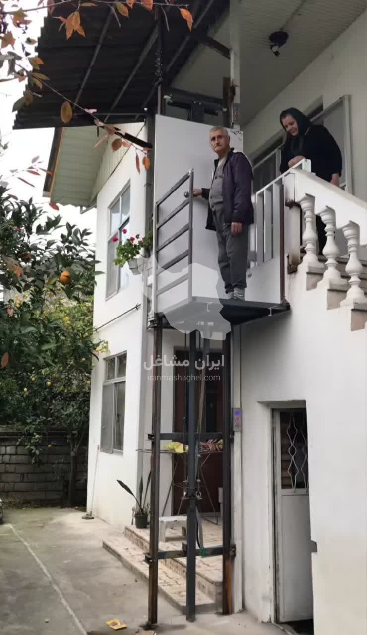 ساخت و نصب آسانسور و بالابر هیدرولیک ایمن آسانبر ماندگار بابل