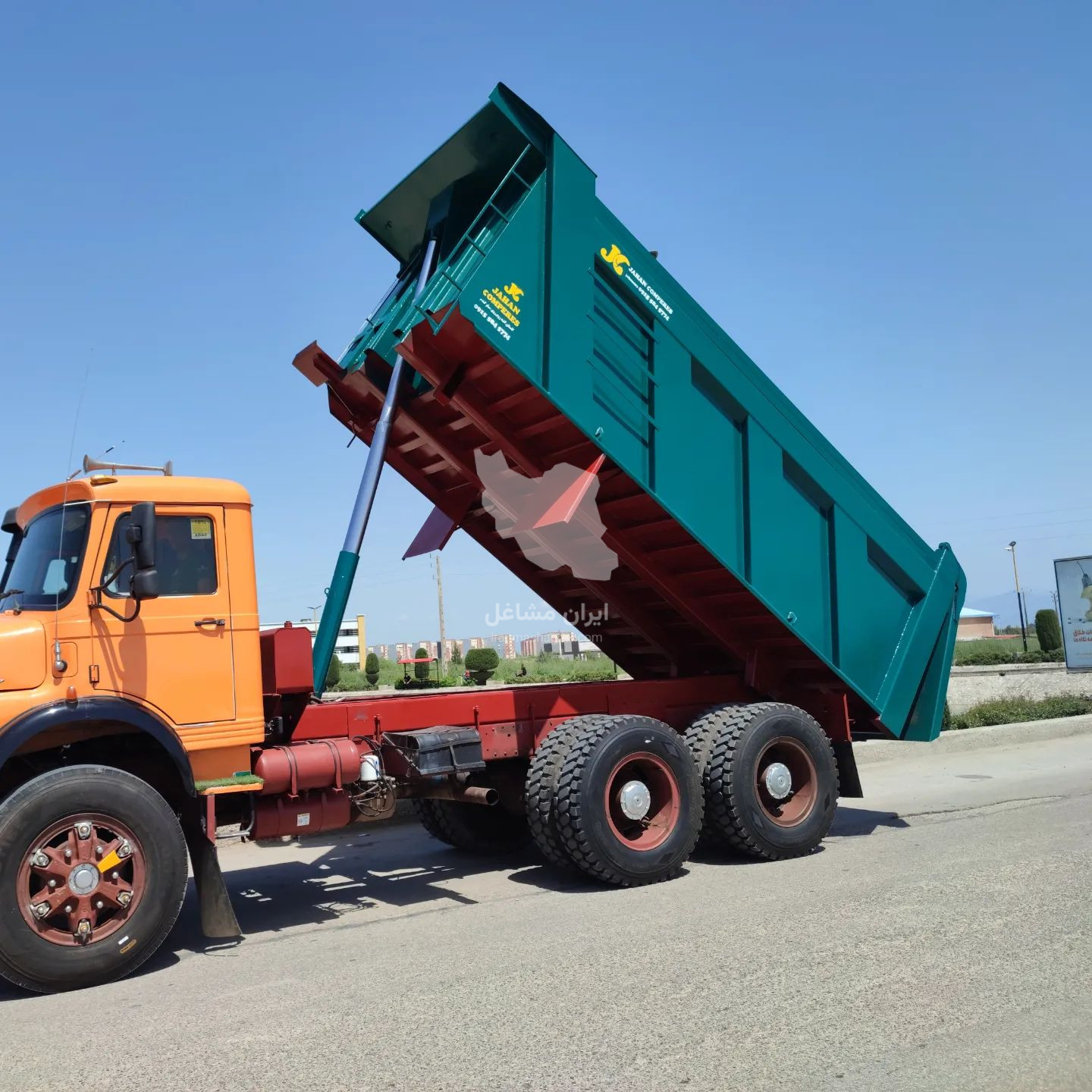 کمپرسی سازی هیدرولیک و شاسی کشی کامیون جهان کمپرسی در گلستان