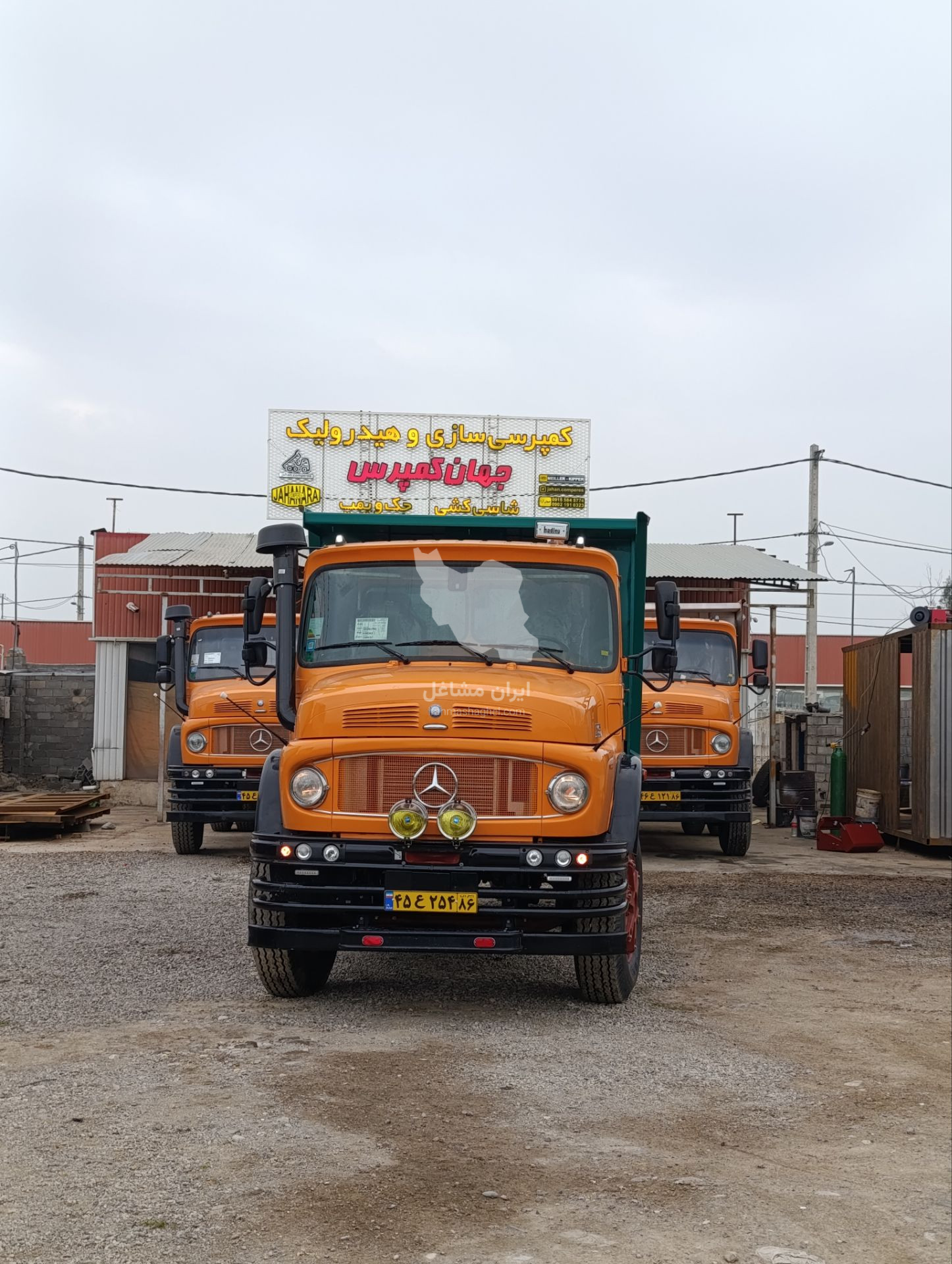 کمپرسی سازی هیدرولیک و شاسی کشی کامیون جهان کمپرسی در گلستان