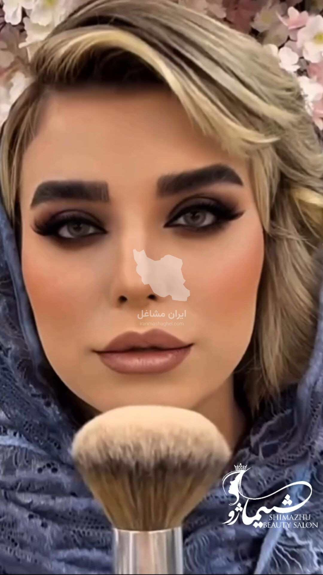 خدمات تخصصی میکاپ عروس شیما ژو در ساری