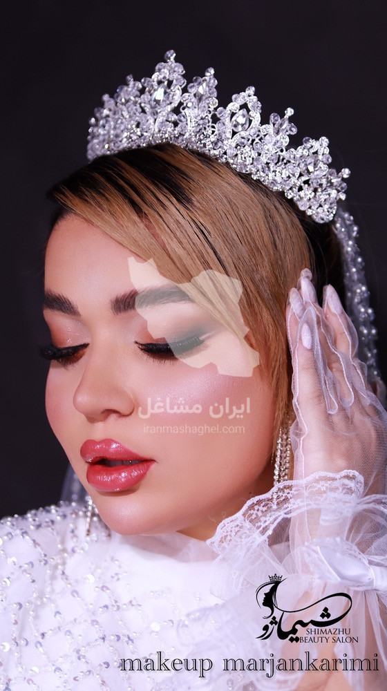 خدمات تخصصی میکاپ عروس شیما ژو در ساری