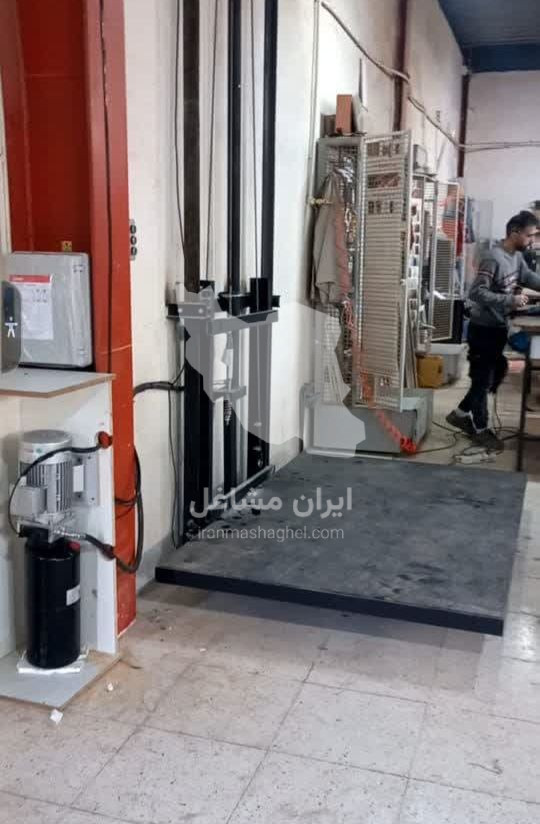 بالابر هیدرولیک سمین در یخسازی رشت