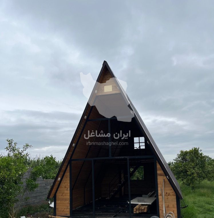 ساخت و اجرا کلبه سوئیسی شرکت الماس آی تاژ طبرستان در ساری