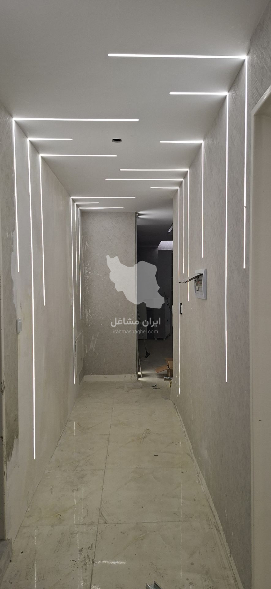 طراحی و اجرای کناف چراغی در کرمانشاه