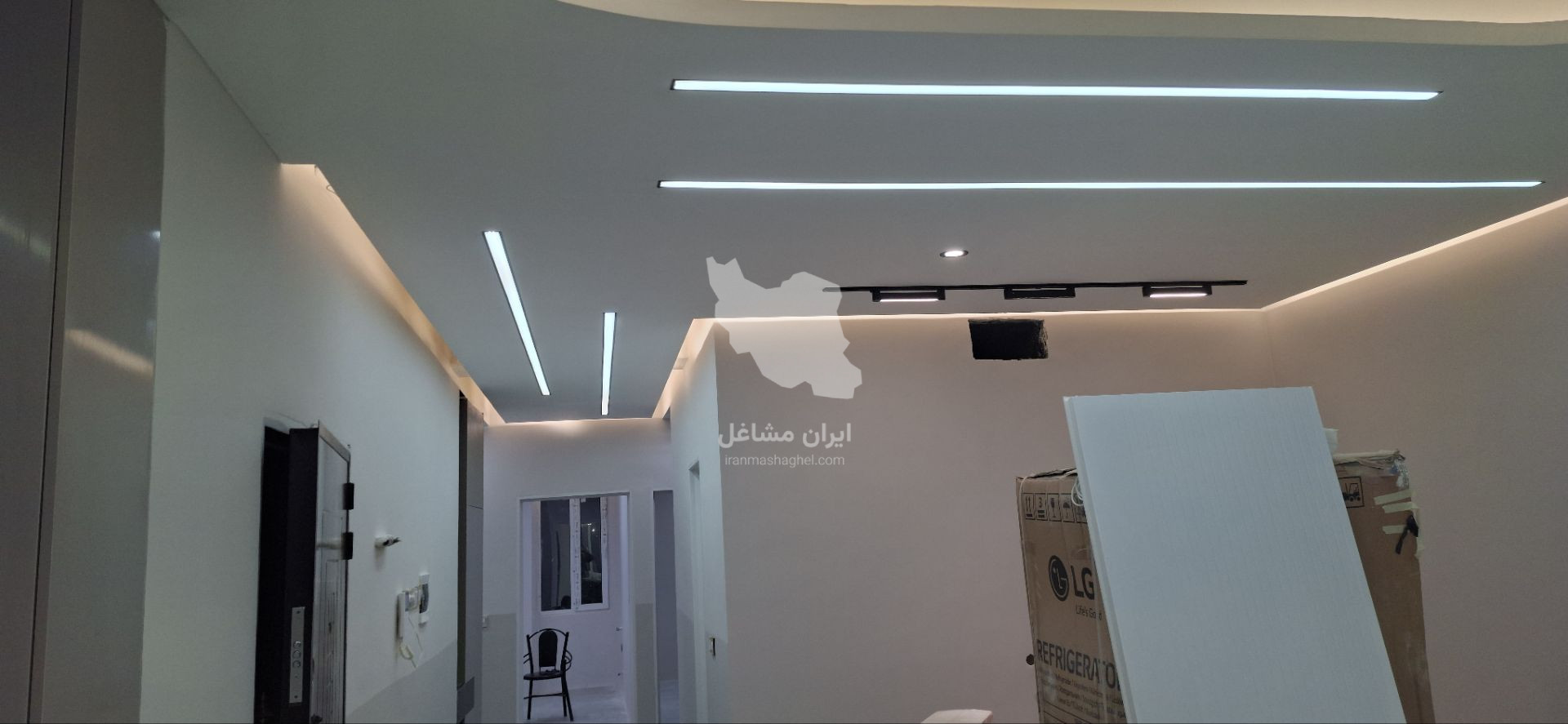 طراحی و اجرای کناف چراغی در کرمانشاه