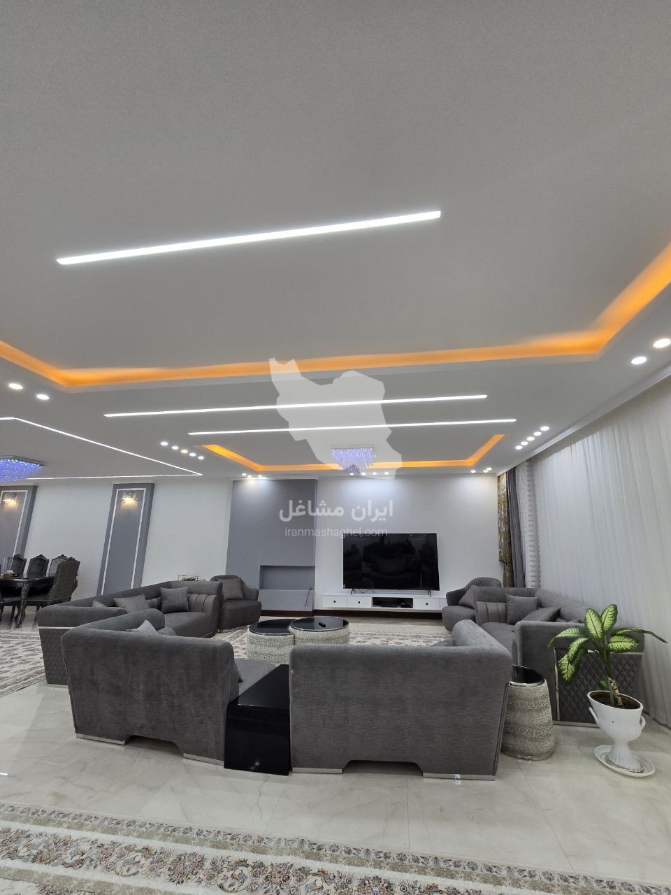 دکوراسیون دهدوار طراحی و اجرای سقف کاذب و کناف در یزد