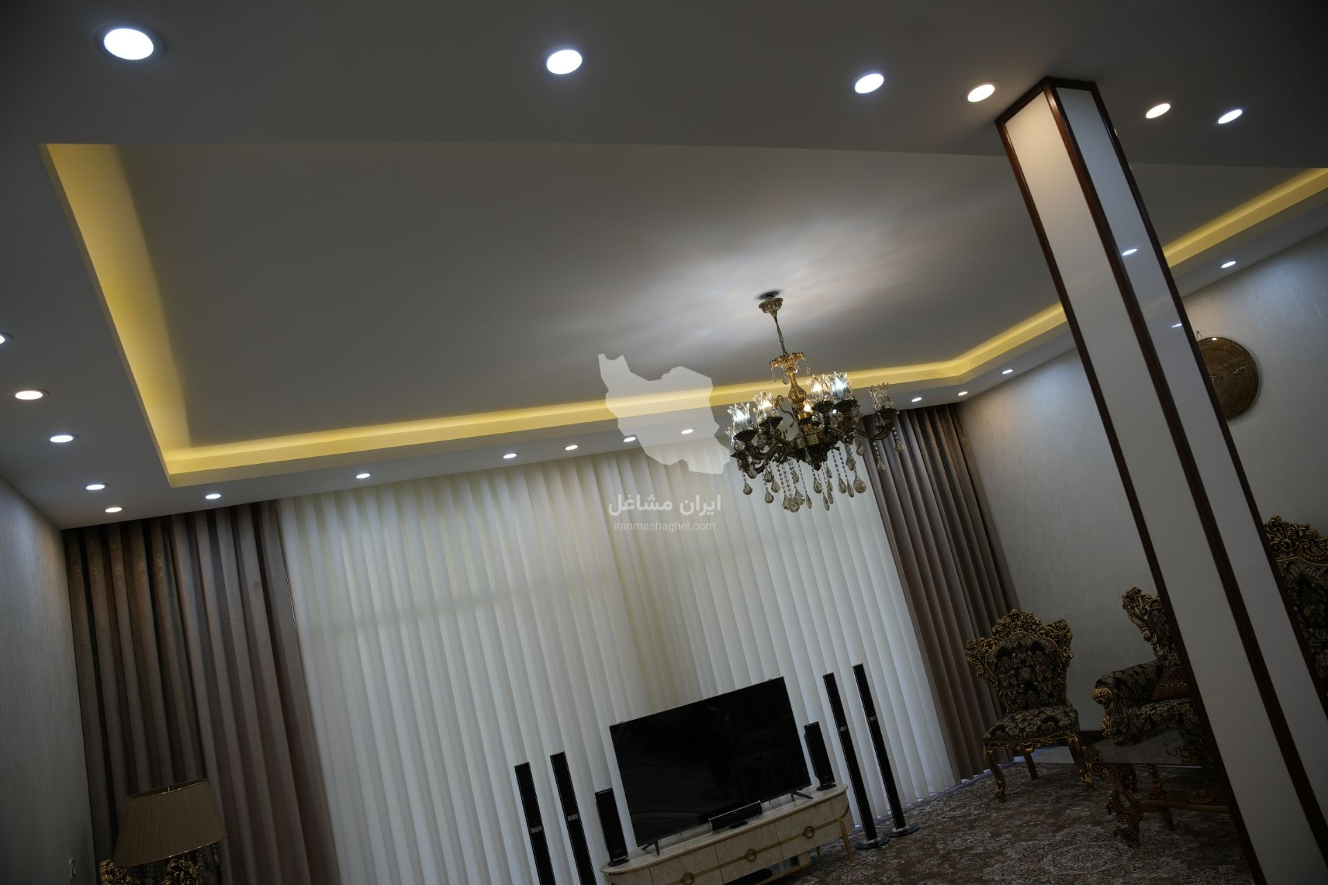 دکوراسیون دهدوار طراحی و اجرای سقف کاذب و کناف در یزد