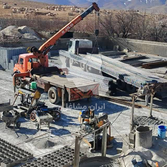 پیمانکاری و فروش تیرچه و بلوک بتنی صنعتی مهندس رضایی در اقلید