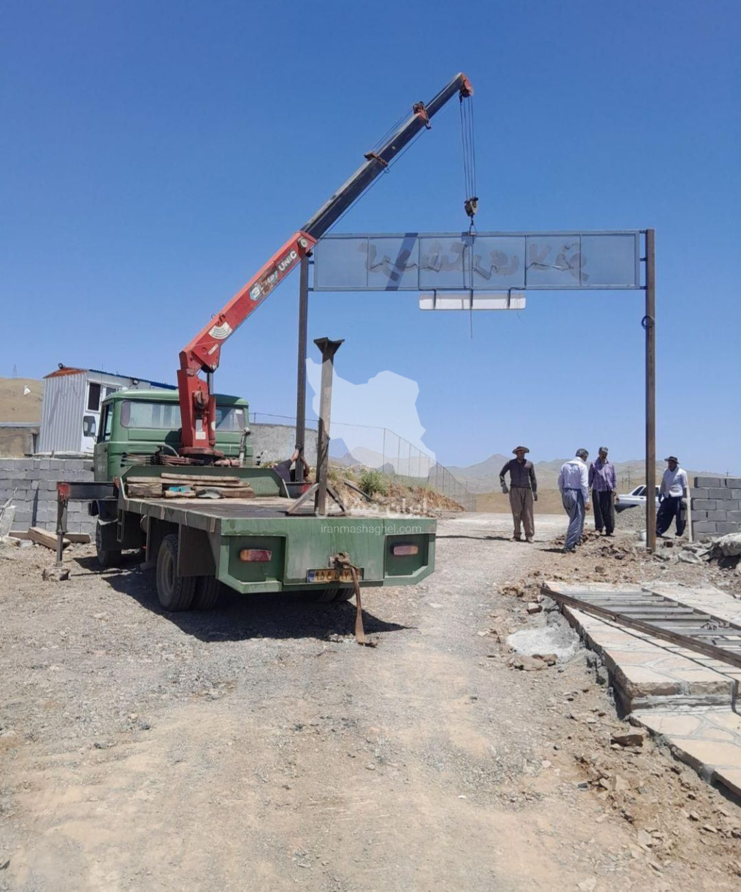 اجاره و خدمات شبانه روزی جرثقیل زمانی در سنندج