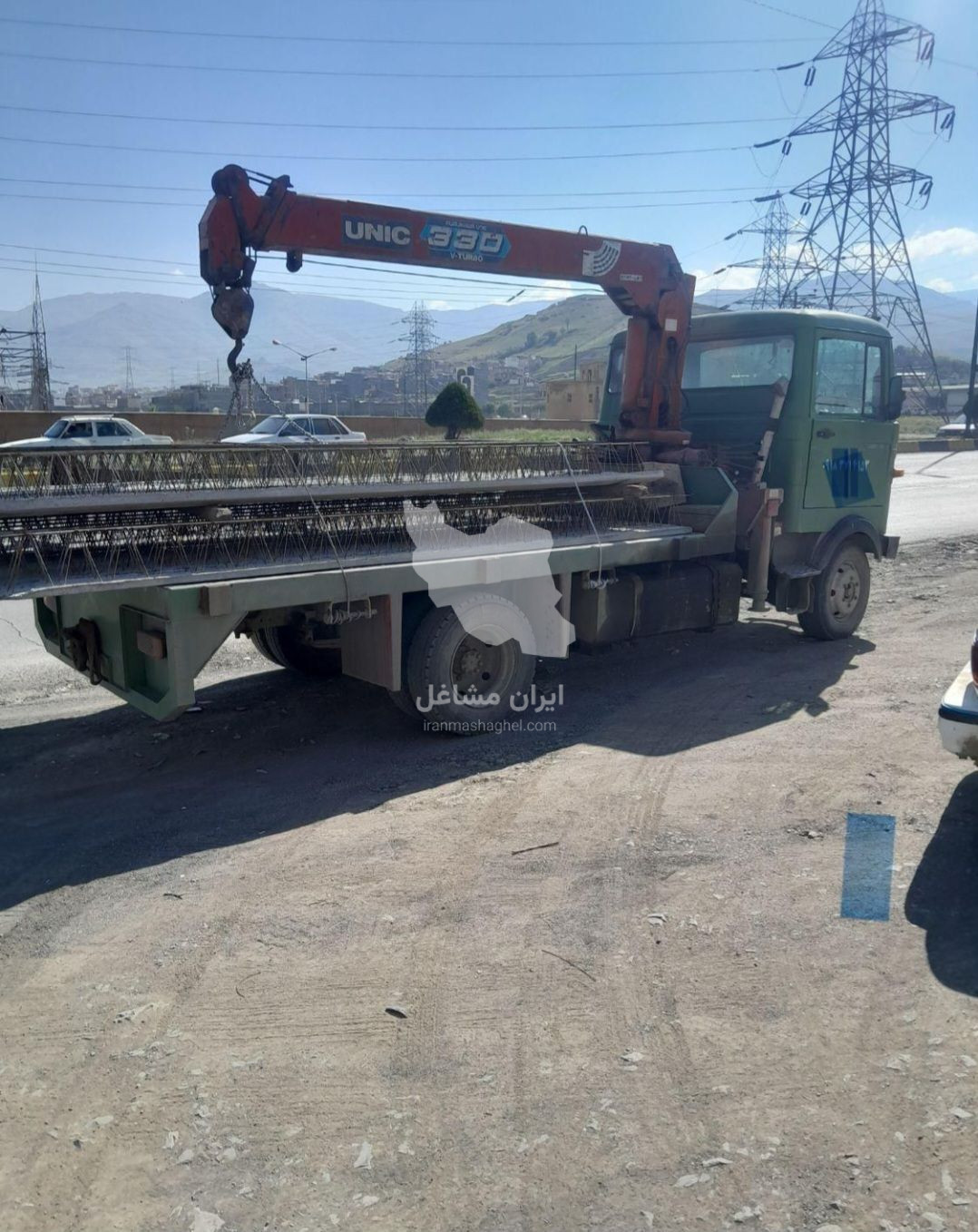 اجاره و خدمات شبانه روزی جرثقیل زمانی در سنندج