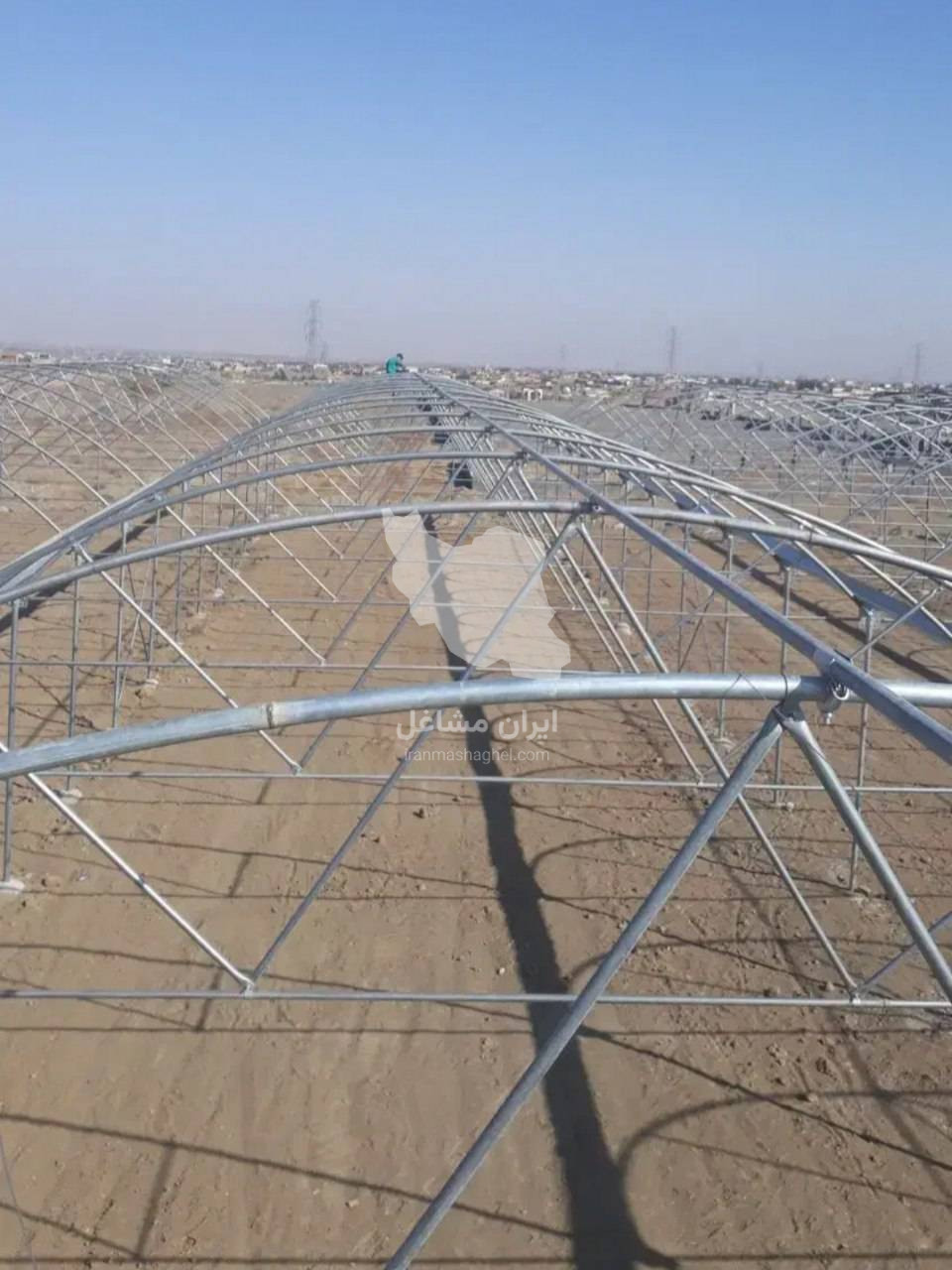 ساخت و نصب گلخانه فلزی حسینی در مشهد