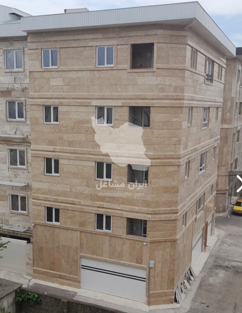 سنگ کاری و اجرای نمای ساختمان مقدم در رشت
