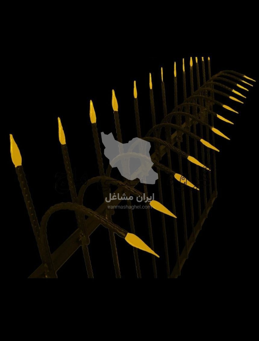 تولید نرده و حفاظ شاخ گوزنی مقدم در آهن مکان تهران