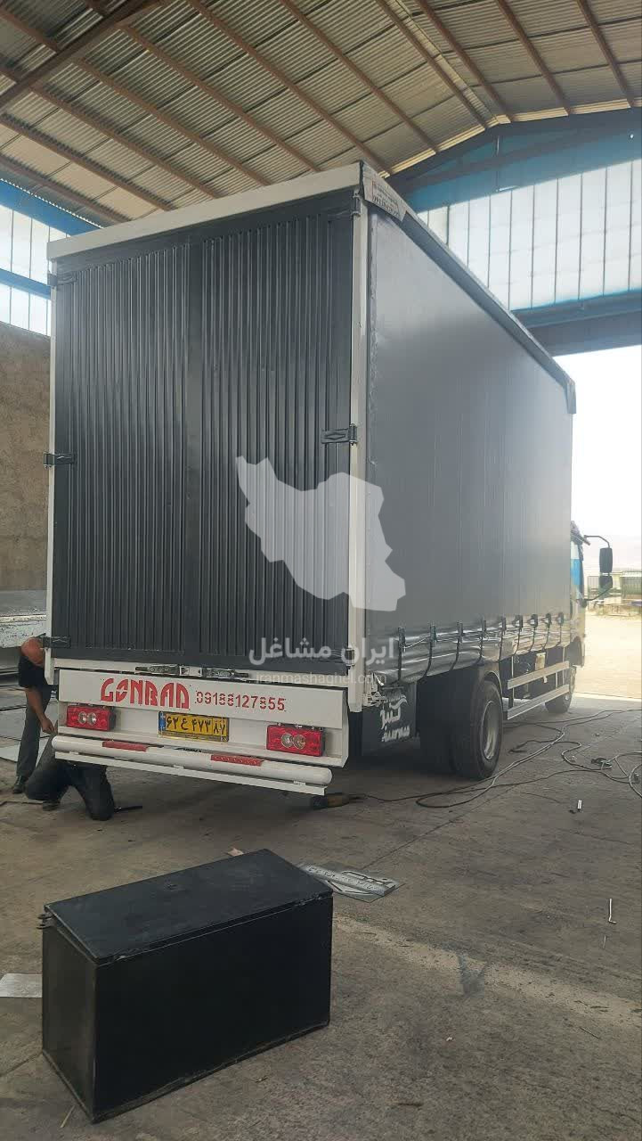 اتاق سازی گنبد کمپرس تولیدکننده اتاق عقب نیسان و خاور در زنجان