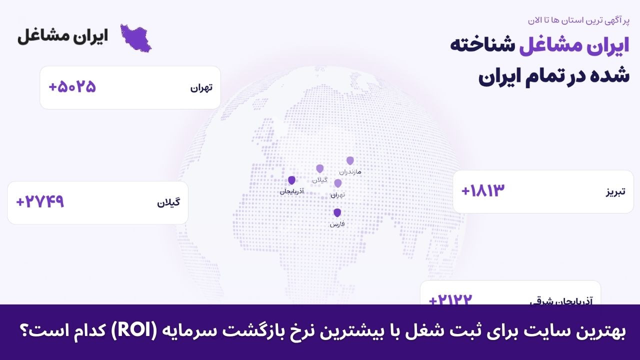 بهترین سایت برای ثبت شغل با بیشترین نرخ بازگشت سرمایه (ROI) کدام است؟