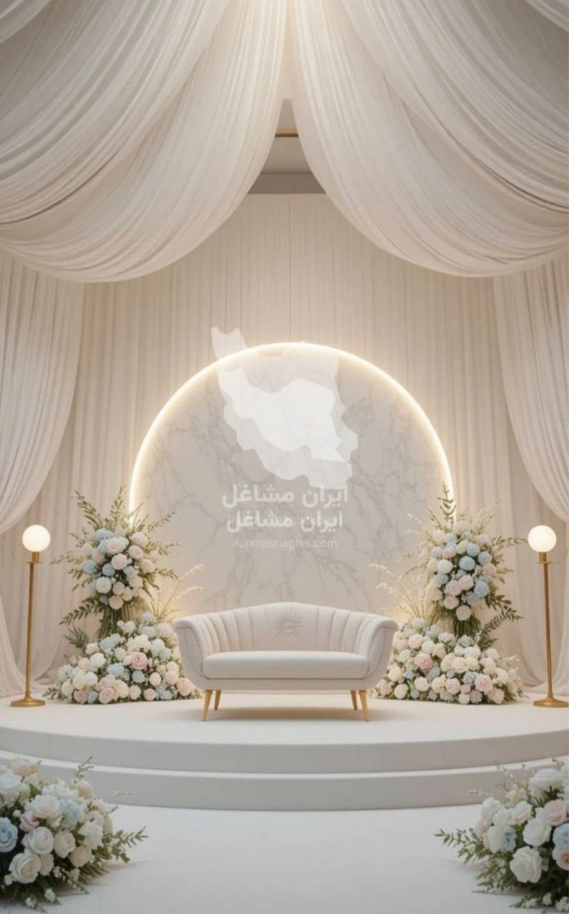 سالن عقد رسمی دائم و موقت دریم لانژ عرفانیان در قیطریه تهران