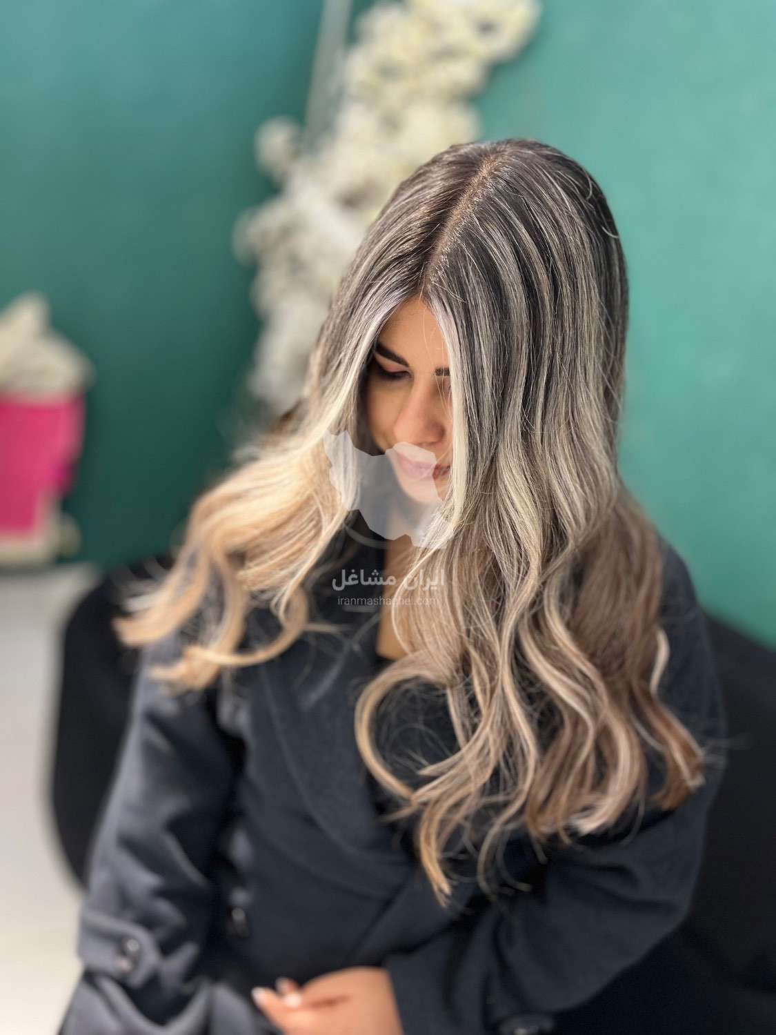 آموزش رنگ مو شمیم در رشت