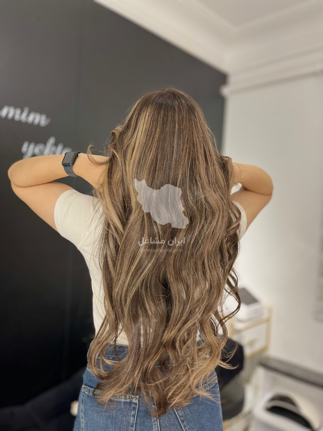 آموزش رنگ مو شمیم در رشت