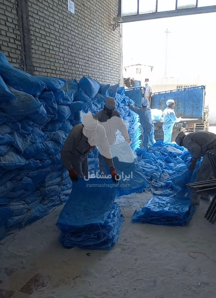 خرید و فروش گونی پلاستیکی استوک و دست دوم درحدنو جوکار در شیراز
