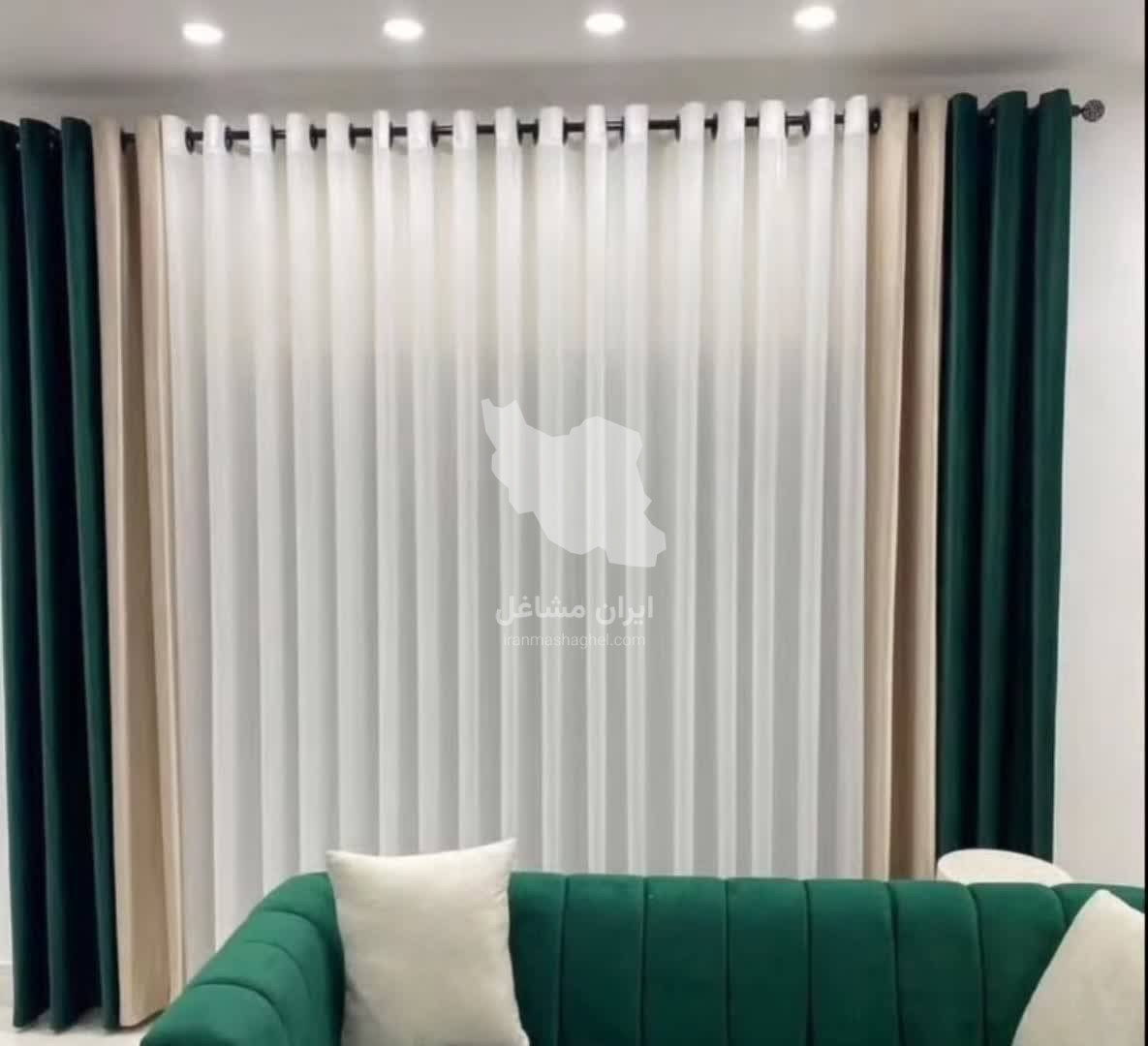 فروش و نصب پرده پانچی آماده و زبرا مسلم ترقی خواه در رفسنجان
