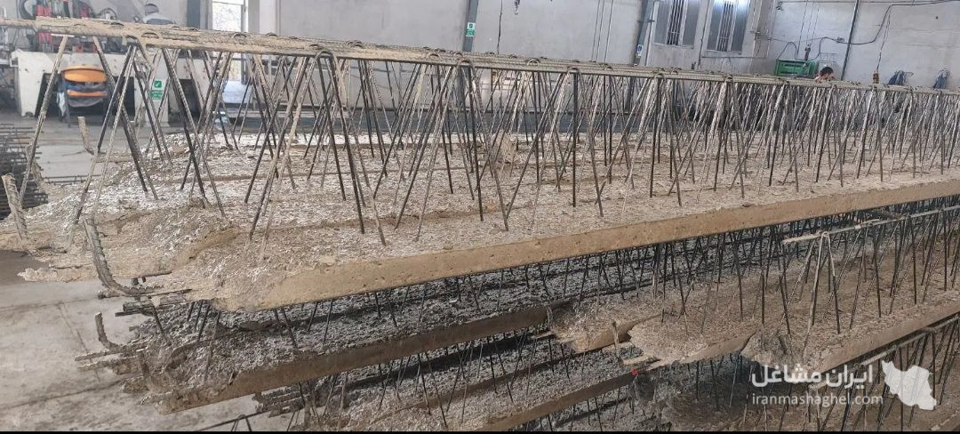 تولید و پخش تیرچه بتنی و خرپا صنعتی عرشه در همدان