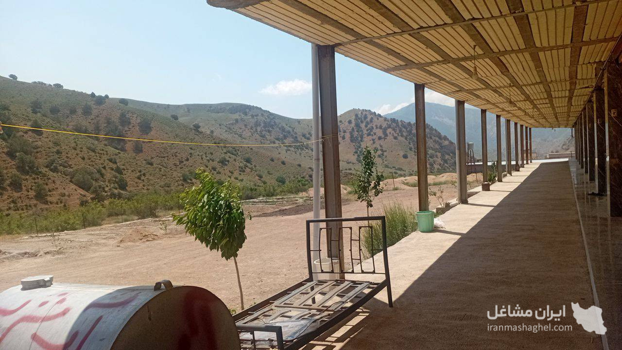 مجتمع اقامتی و بومگردی تفریحی بابا رمضان در شهرستان گرمه