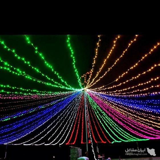 نورپردازی مجالس جشن عروسی و تولد خورشید در ایرانشهر