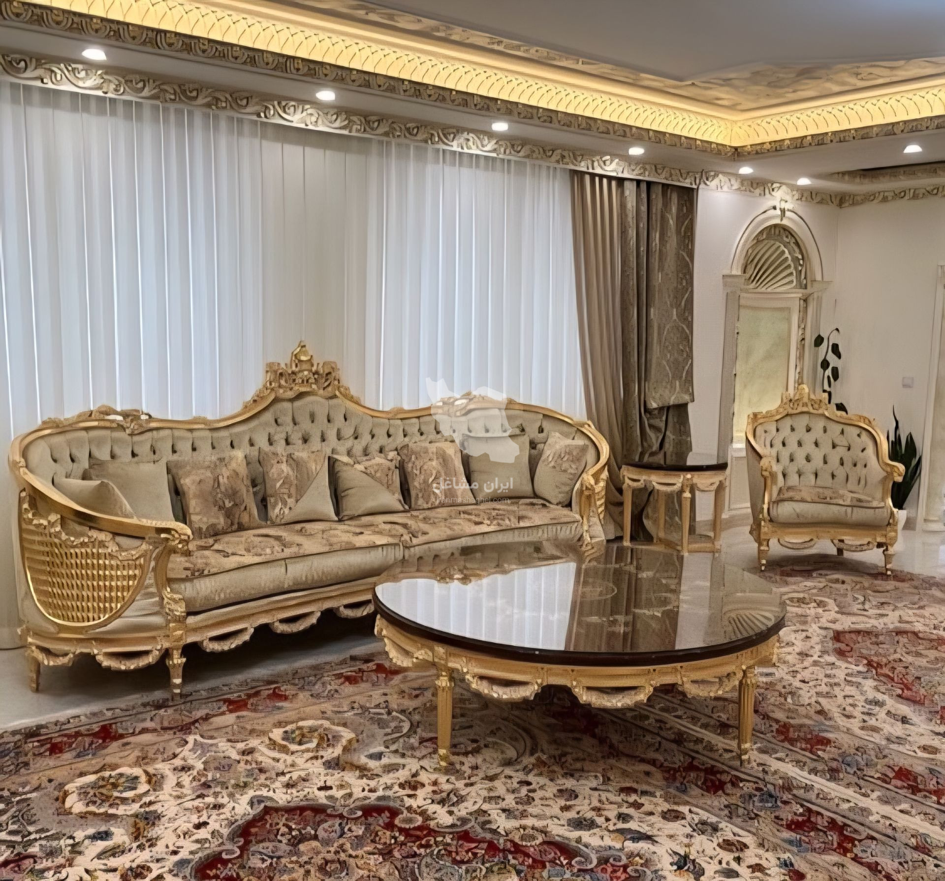 تولید و فروش مبل سلطنتی ساوالان به مدیریت آقای صفری در اردبیل