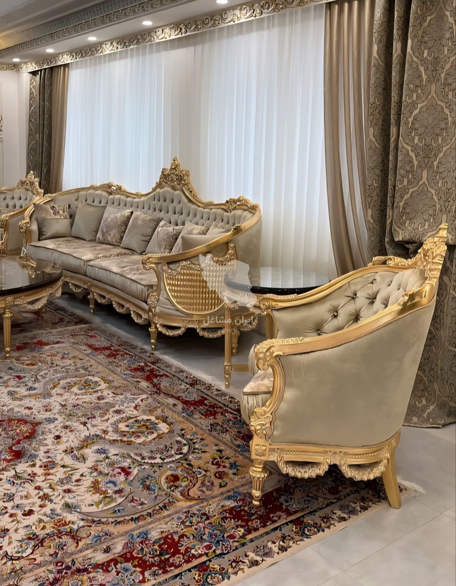 تولید و فروش مبل سلطنتی ساوالان به مدیریت آقای صفری در اردبیل