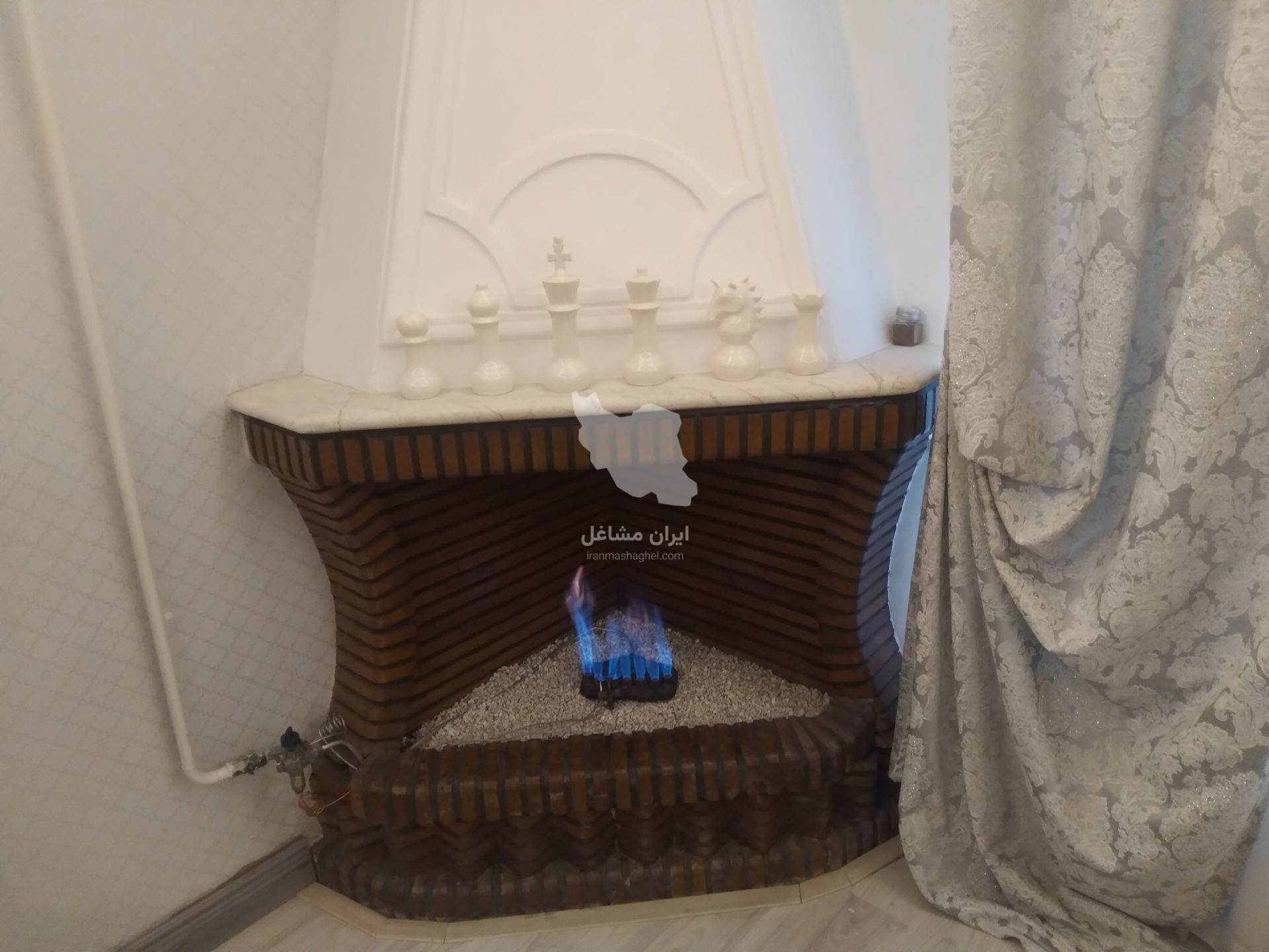 طراحی و ساخت شومینه گازی و هیزمی خوشحال در لاهیجان
