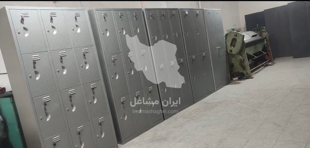 کارگاه تولیدی کمد فلزی بایگانی دو درب مسعود در اصفهان