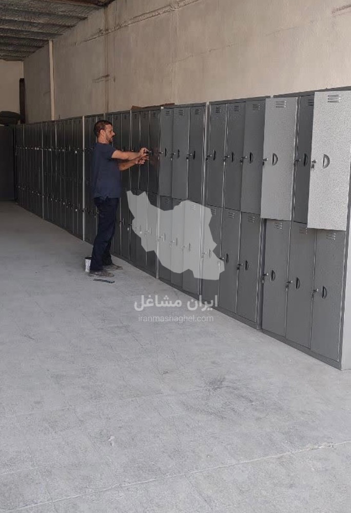 کارگاه تولیدی کمد فلزی بایگانی دو درب مسعود در اصفهان