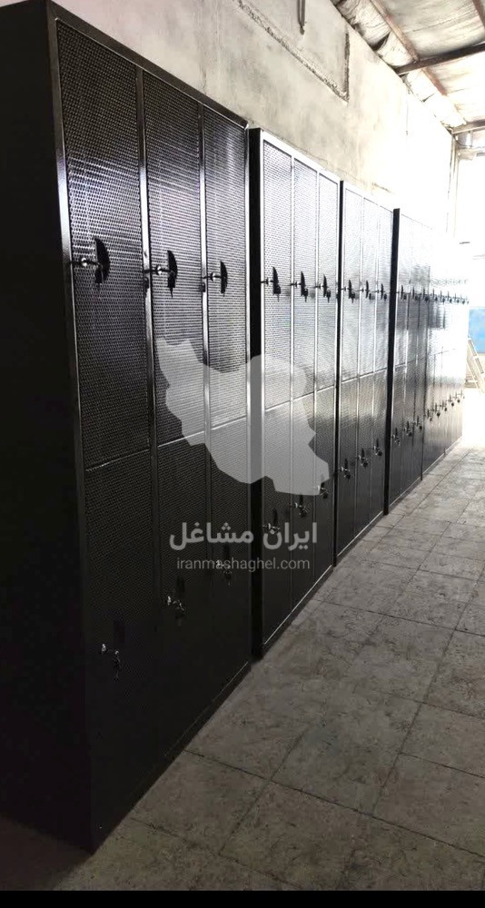 کارگاه تولیدی کمد فلزی بایگانی دو درب مسعود در اصفهان