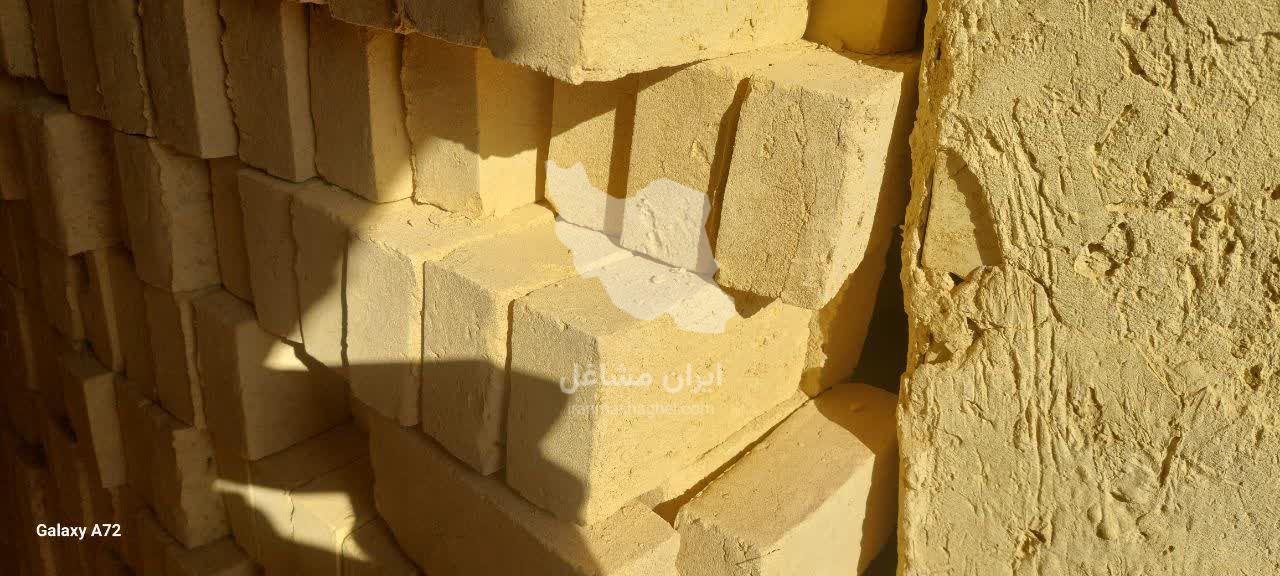 تولید قطعات سیمانی و آجرهای سنتی مجموعه کارآفرینی مجید جبالی در یزد