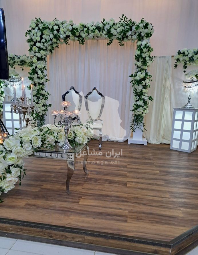 تشریفات عقد و عروسی مجالس و بادکنک آرایی آترینا آپادانا در رودسر گیلان