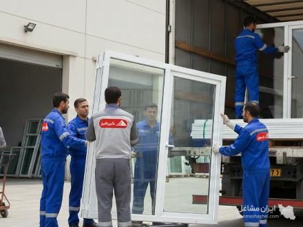 طراحی و اجرا در و پنجره آلومینیوم upvc نگین البرز در تهران