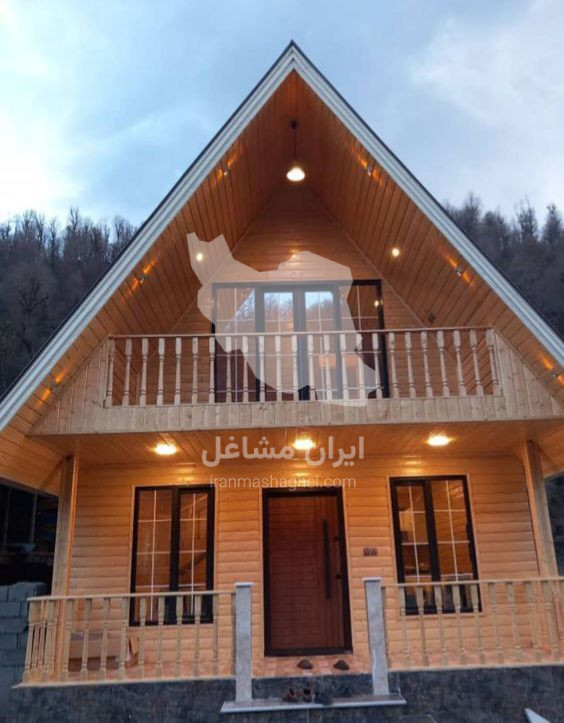 ساخت و اجرای کلبه سوئیسی مدرن و سنتی خلیلی در شاندرمن