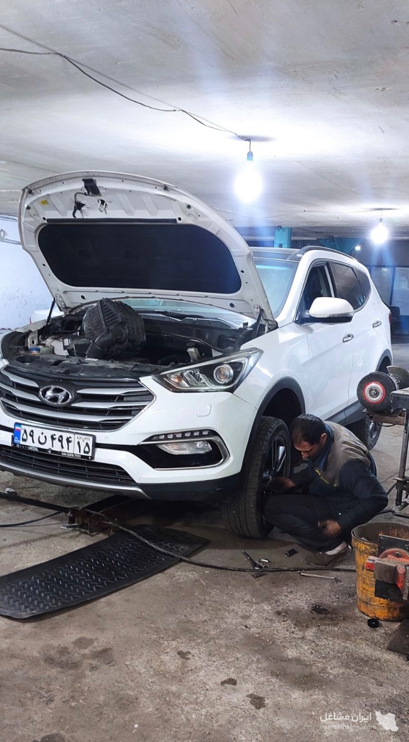 خدمات کمک فنرسازی جلوبندی خودرو خارجی ایرانی سعید و احمد در تبریز