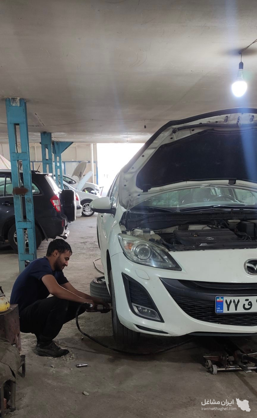 خدمات کمک فنرسازی جلوبندی خودرو خارجی ایرانی سعید و احمد در تبریز