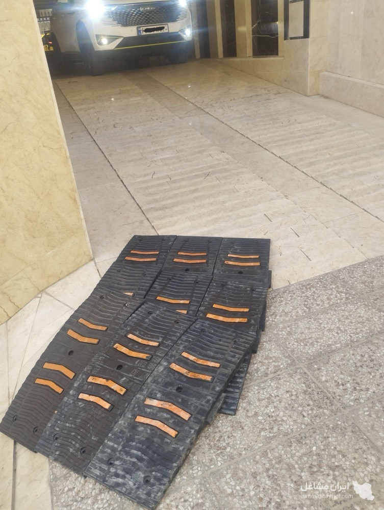 اصلاح شیب رمپ پارکینگ سایان در کرج