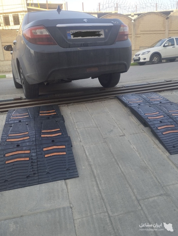 اصلاح شیب رمپ پارکینگ سایان در کرج