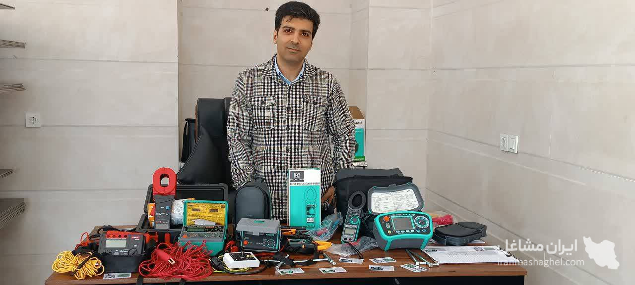 خدمات تست و عیب یابی تاسیسات برقی شرکت راستا گستر خدادادی در قائمشهر