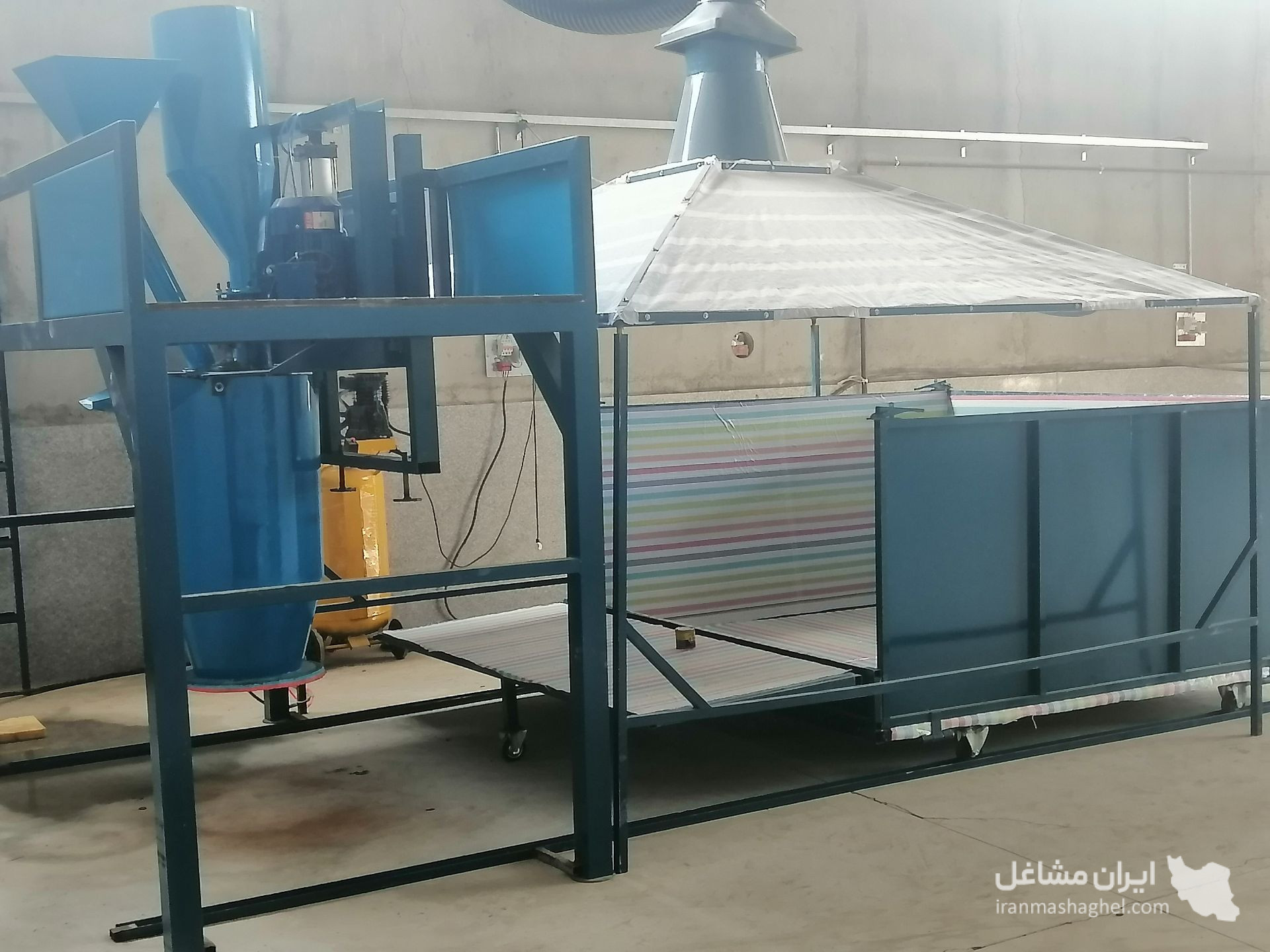 ساخت و فروش دستگاه های تولید ابر و اسفنج آسمان فوم در اصفهان