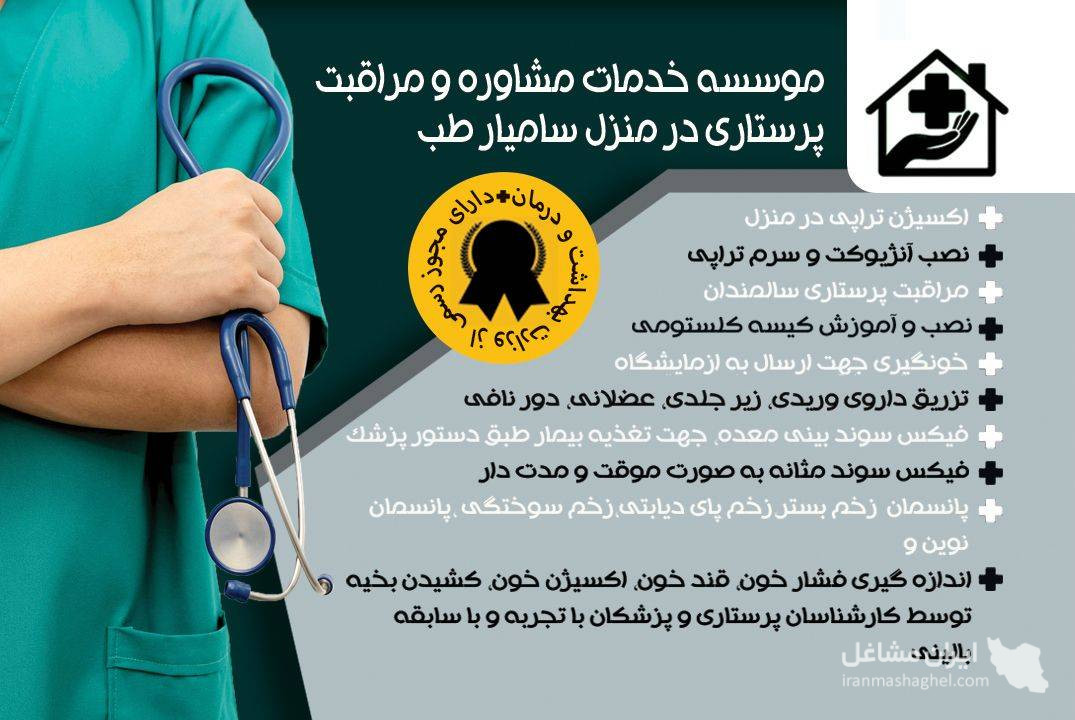 خدمات تزریقات و سرم تراپی در منزل سامیار طب در کرمانشاه