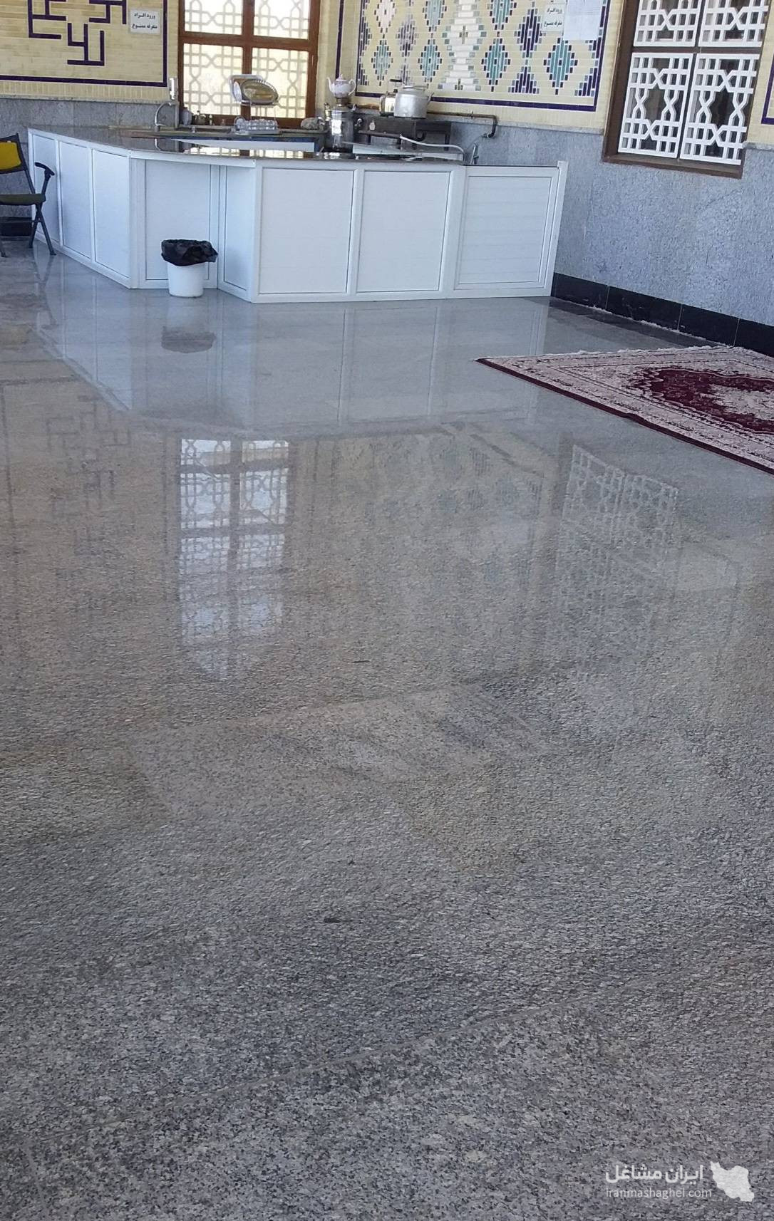 خدمات کفسابی و سنگ سابی ماهورا در قزوین