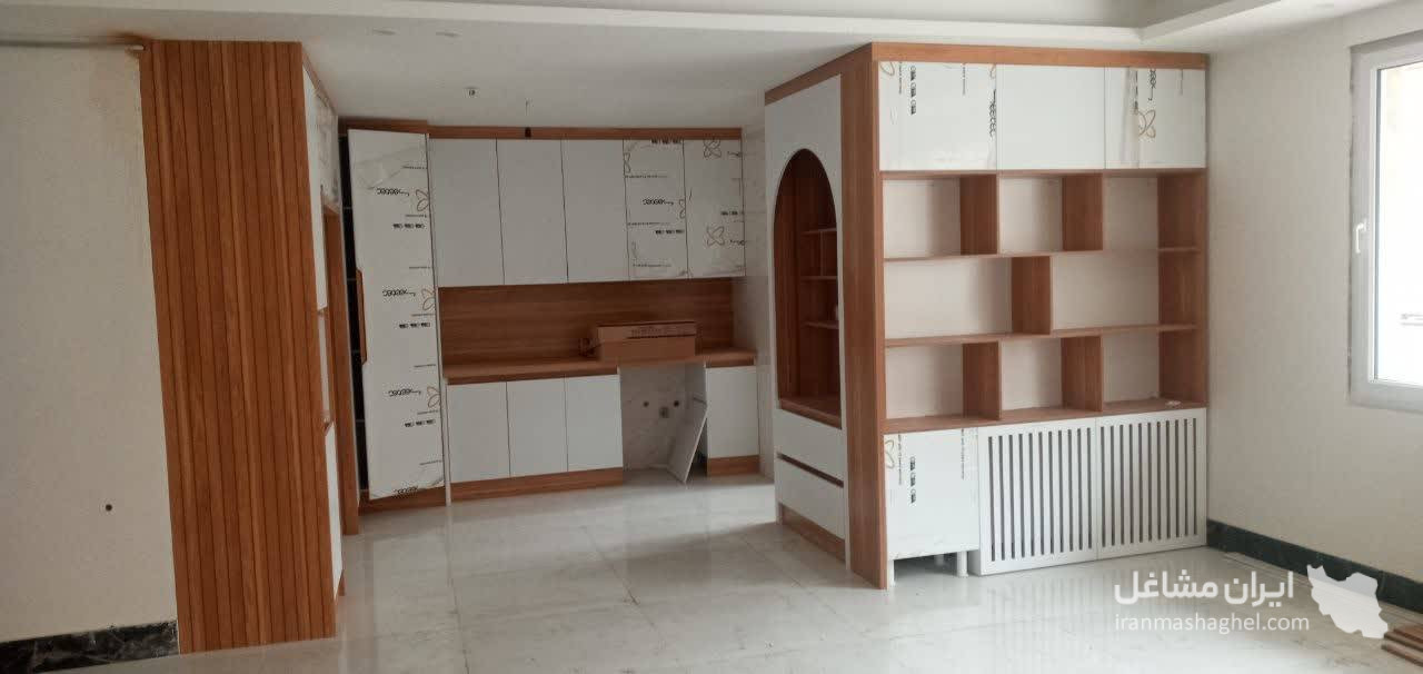 طراحی و اجرای کابینت پوما چوب به مدیریت آقای اکبری در ساری