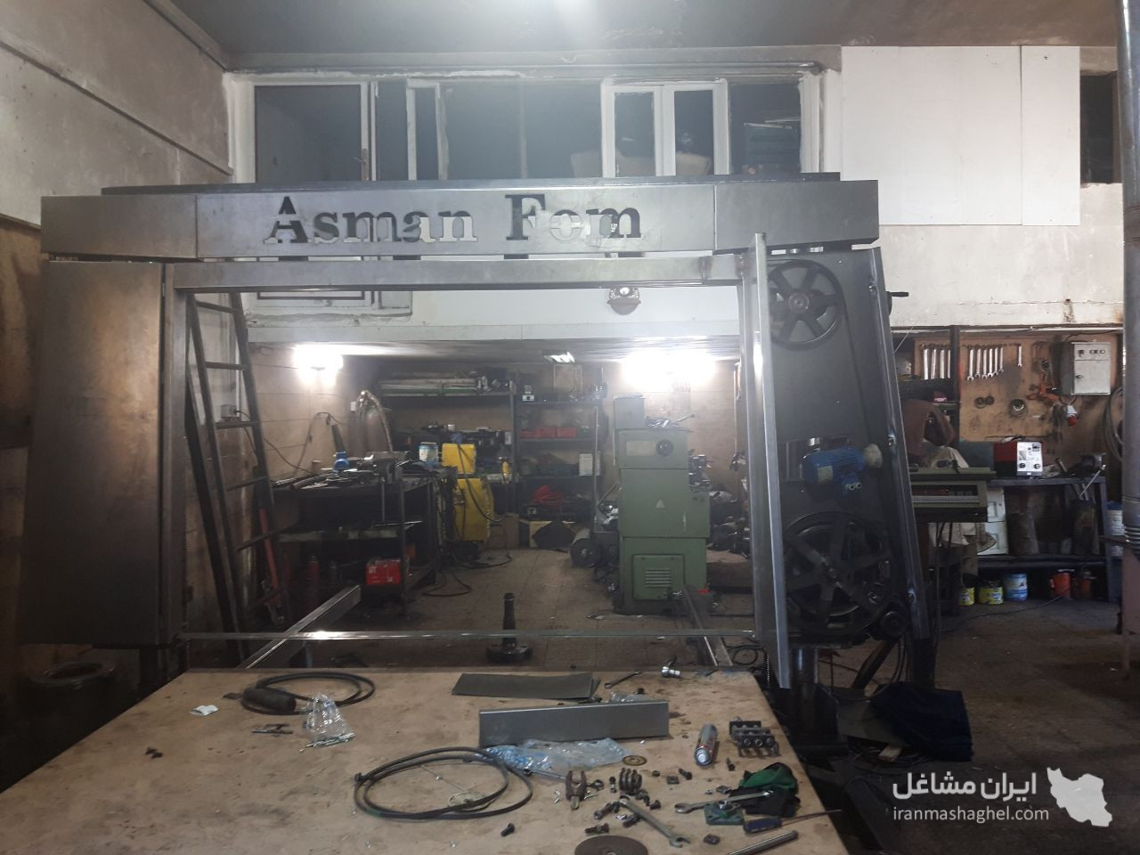 ساخت و راه اندازی خط تولید ریباند شرکت آسمان فوم در تهران